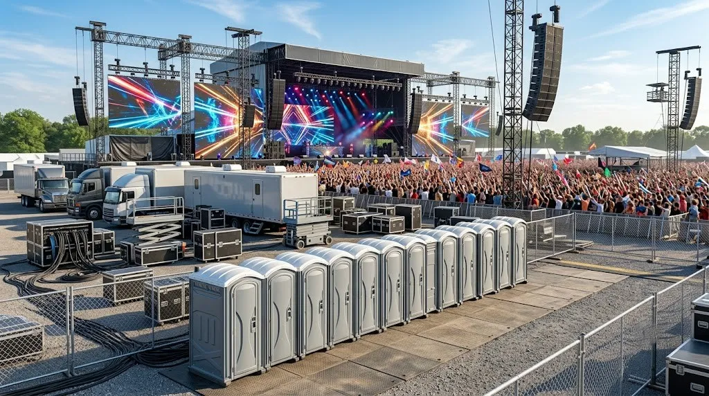 Concert Restroom Rental in Turlock, CA
