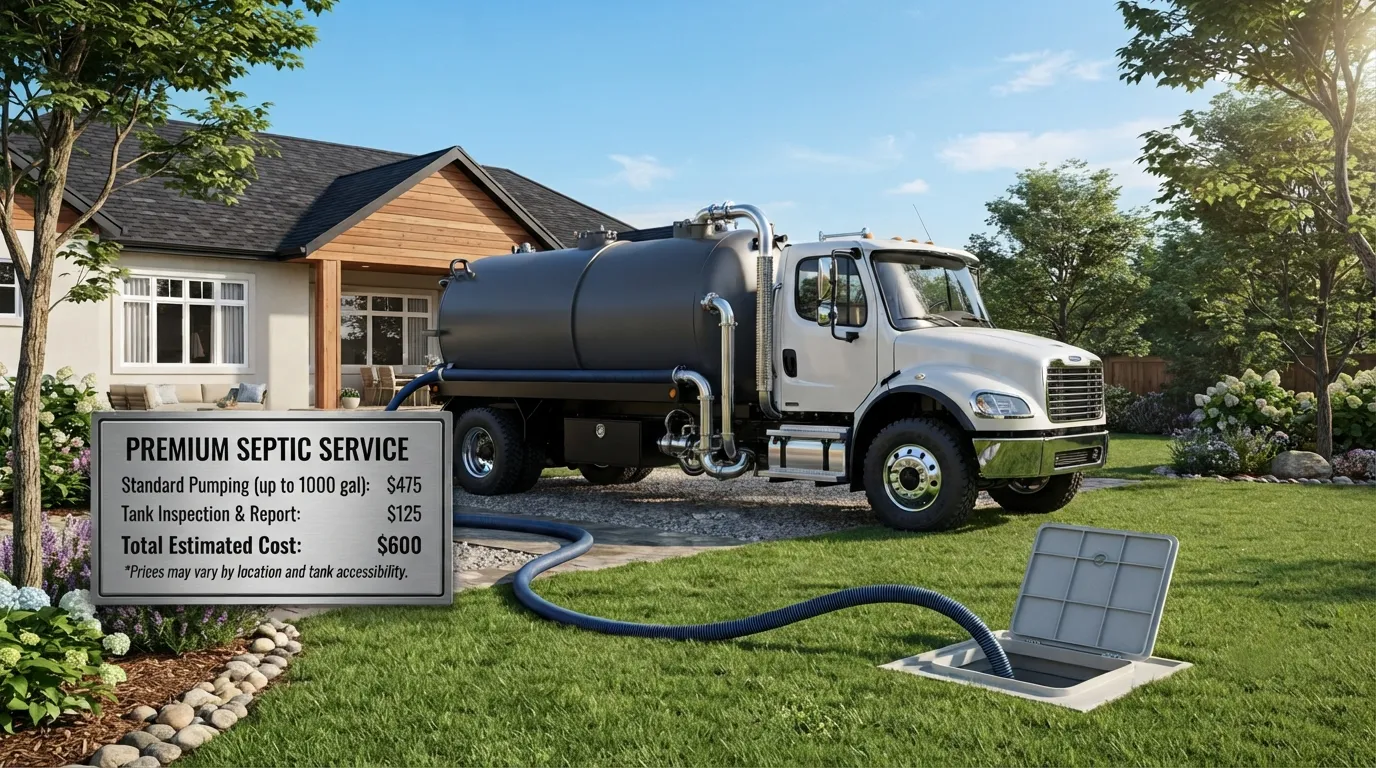 Septic Tank Pumping Cost in Turlock, CA